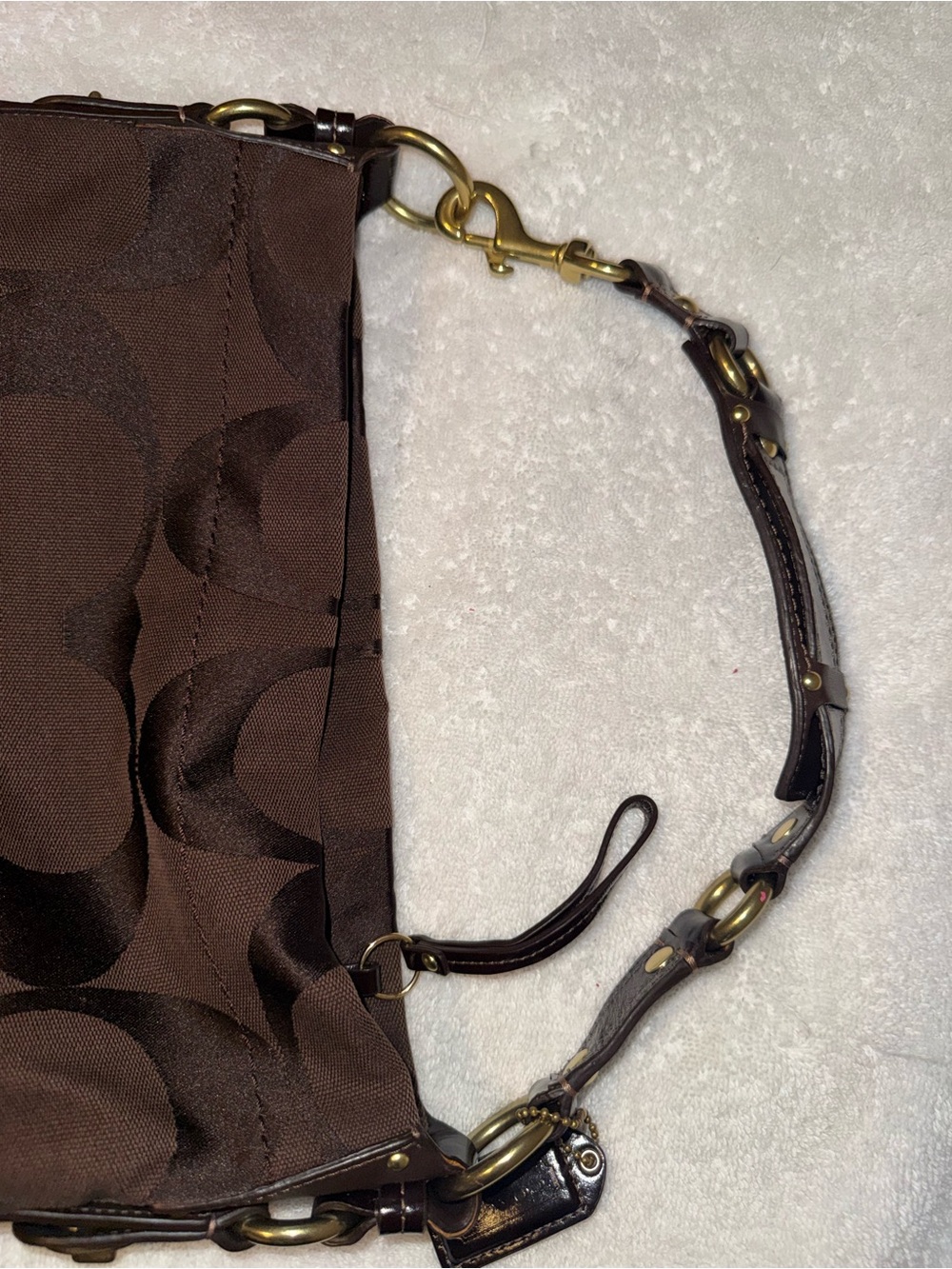 Coach brown Carly hobo bag - Picture 12 of 14